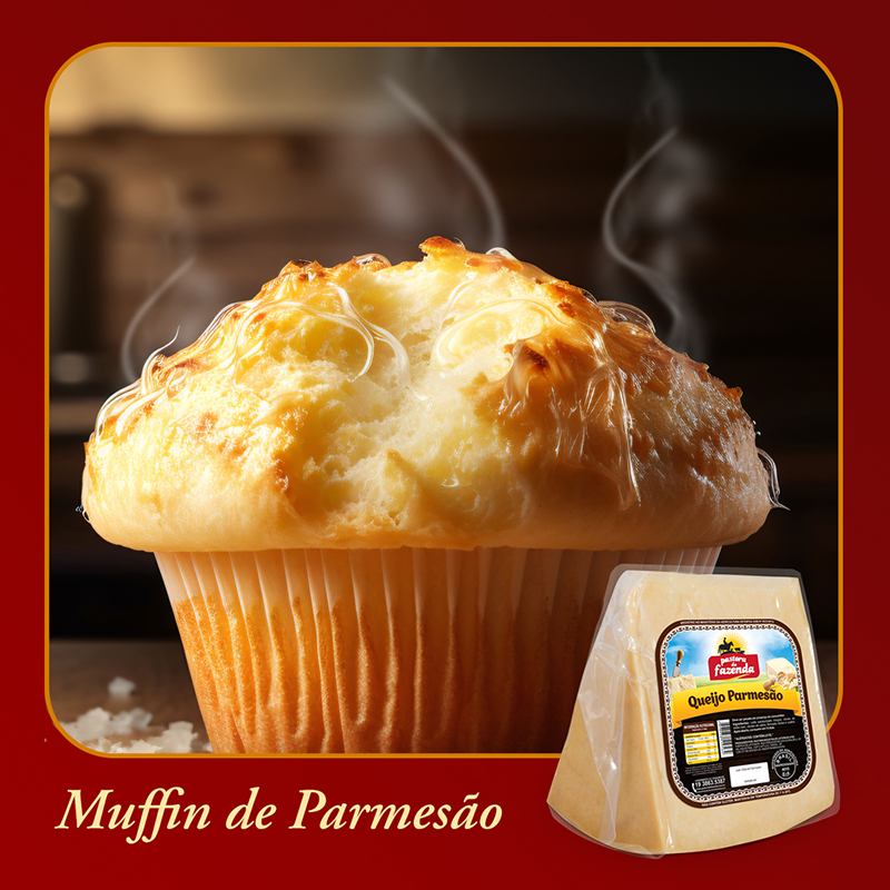 receita muffin de parmesao